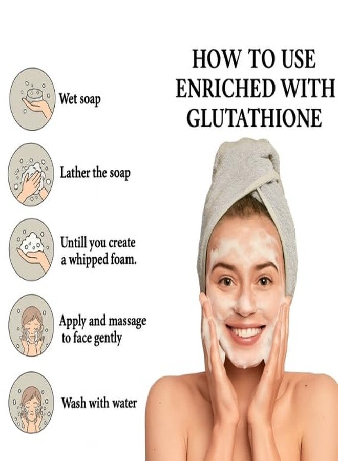 Iguana Premium Beauty Soap with Glutathione – Skin Brightening & Whitening, All Skin Types, 75g, Pack of 4 - Image 5